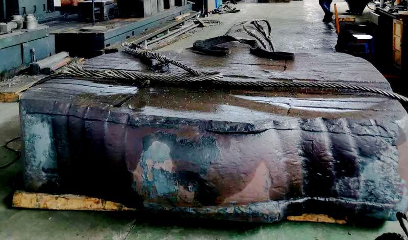 承載750T船舶專用重型吊鉤順利交給客戶！